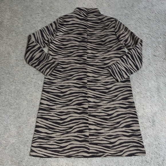 Tuckernuck Ellie Striped Mock Neck Knit Dress Tiger Small - Picture 5 of 8